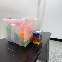 Tote Of Various Tube Holders image 0
